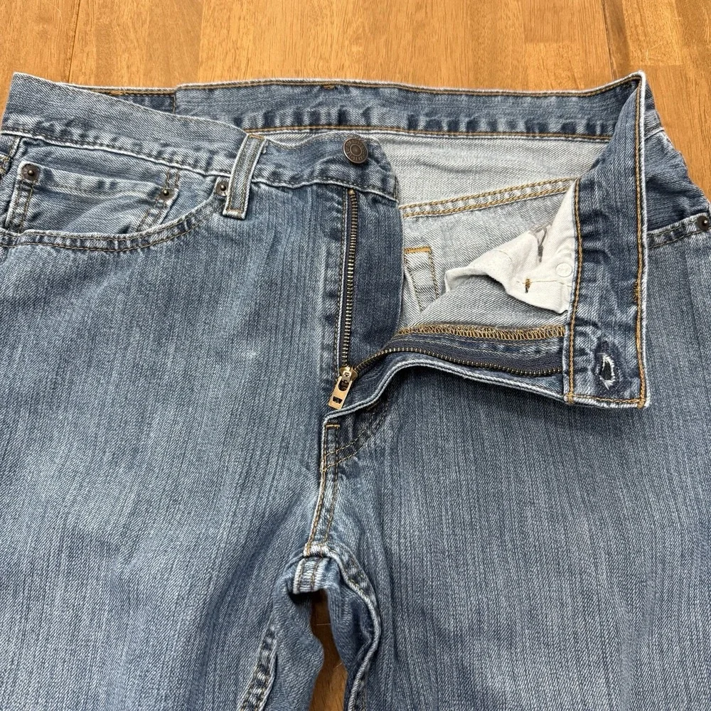 Levi's 559 jeans men's 34x32 dark wash blue denim relaxed straight Levi Strauss